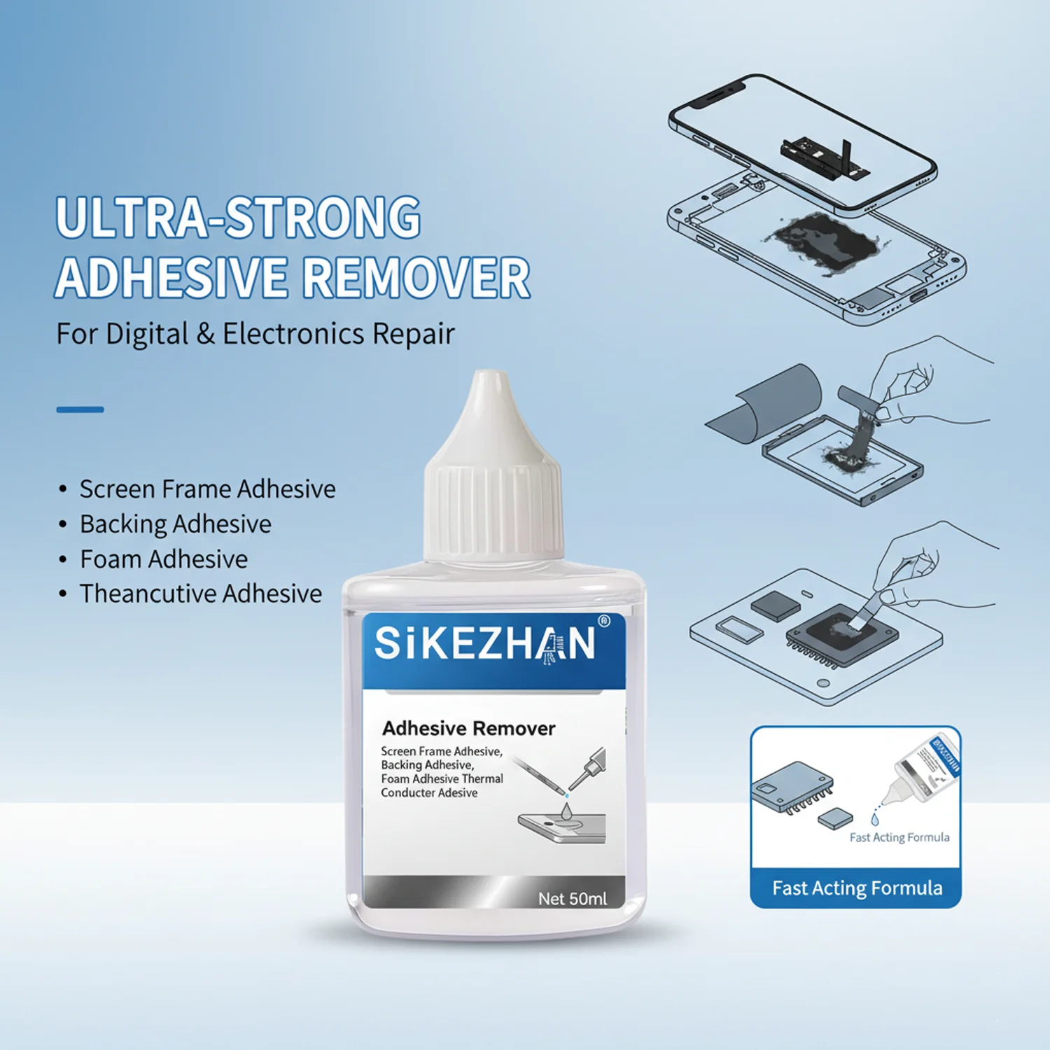 Universal Glue Cleaning Liquid - Electronics Repair Tools recension och pris